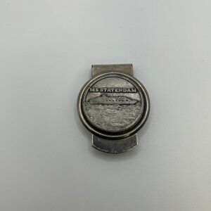 DG-22 MS.STATENDAM Vintage Money Clip Cruise Ship Souvenir